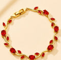 Red gold Tulip bracelet