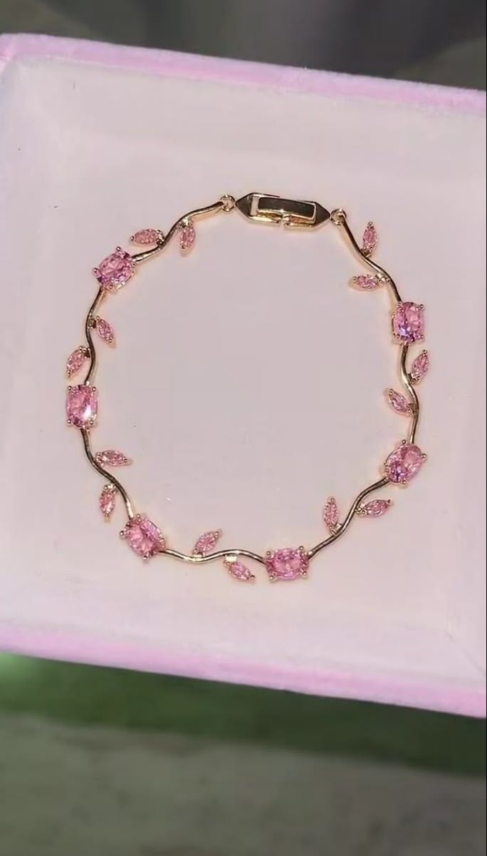 Pink gold Tulip bracelet