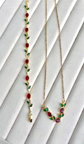 Green red tulip combo