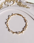 White Gold tulip bracelet